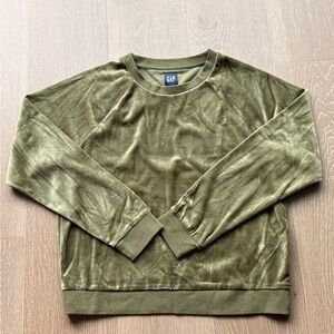 GAP Men's Forest Green Crewneck Sweater